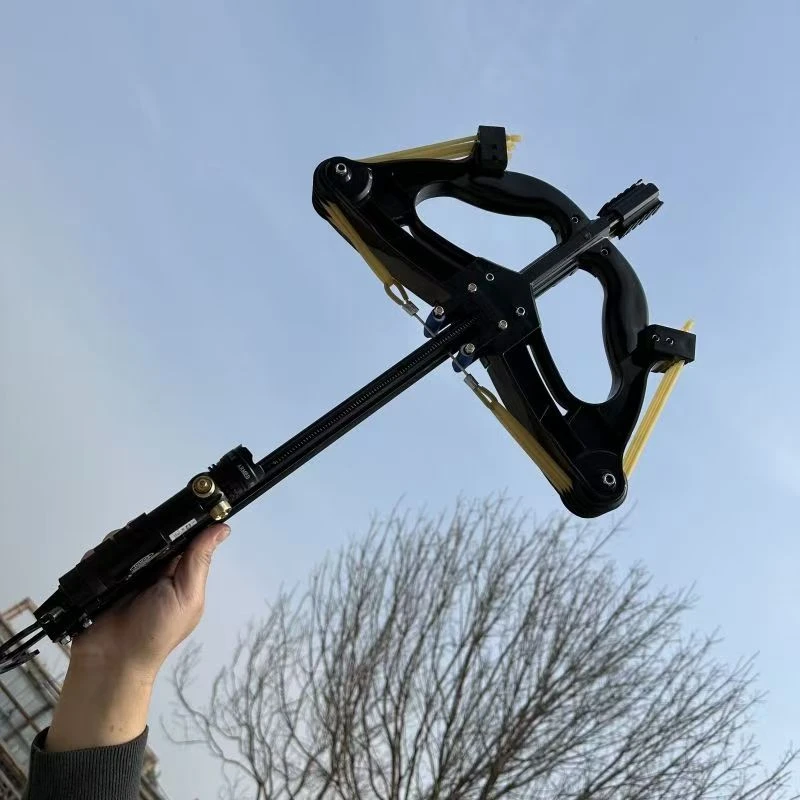 威龙连发户外复合弓带大绿激光20M远