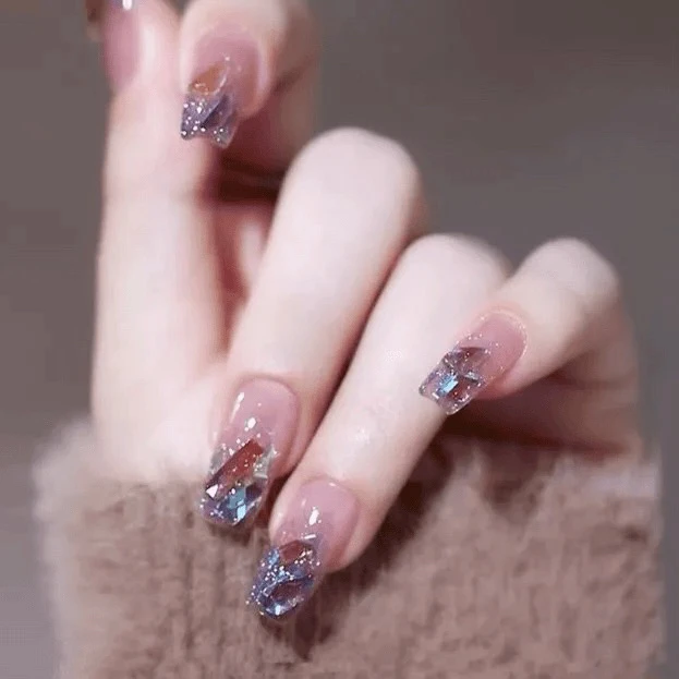 穿戴甲 默认微瑕 不送工具包果冻胶