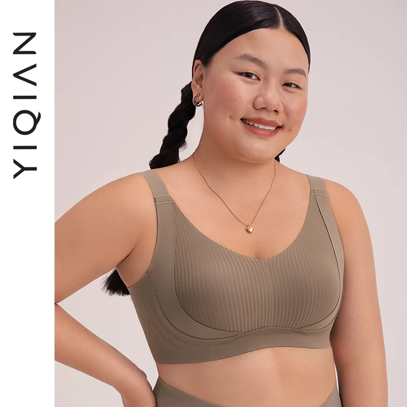 【提拉塑形软支撑】大胸显小内衣女薄款聚拢兔耳朵无钢圈文胸