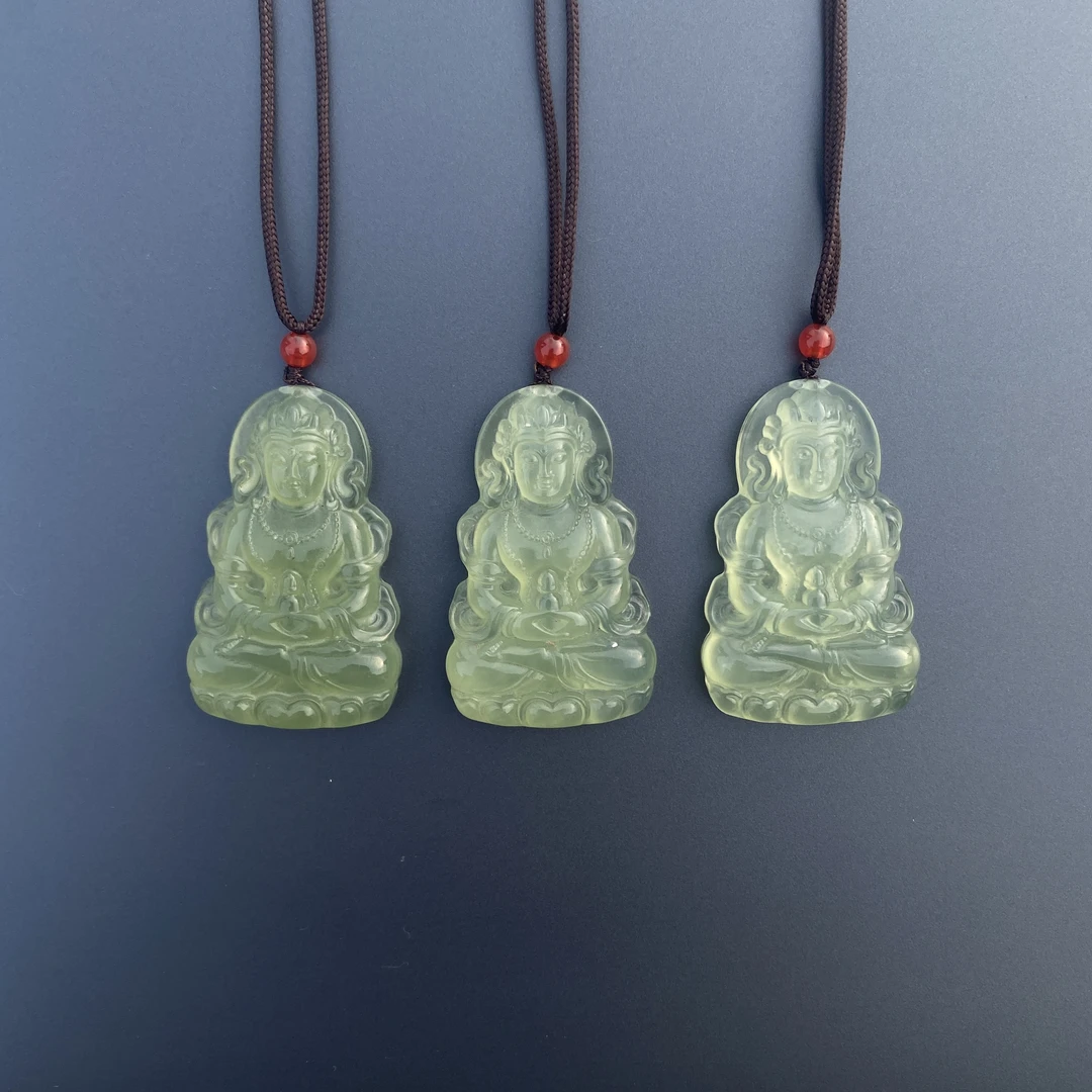 【杨总福利】纯天然蛇纹石玉未镶嵌多样性发其一渡母观音