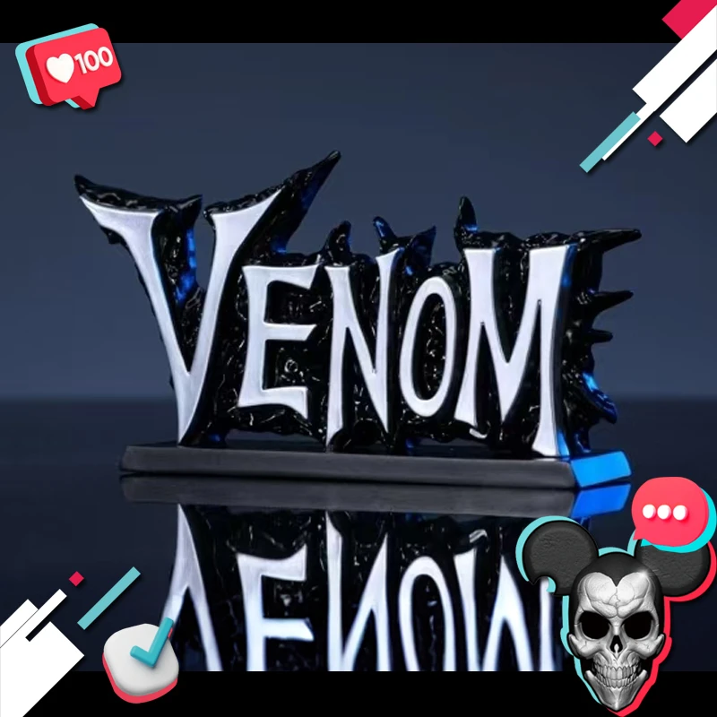 【鼠先生 现货】毒液 LOGO 立牌 1/4 配件 雕像