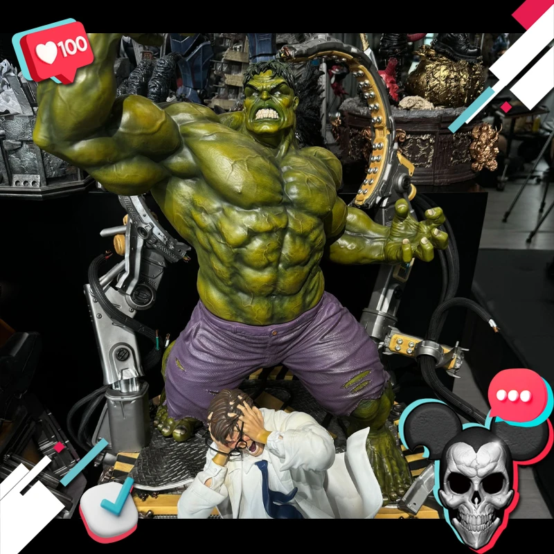 【鼠先生】非 XM 漫威 复仇者联盟 浩克 变身 1/4 手办 雕像  GK