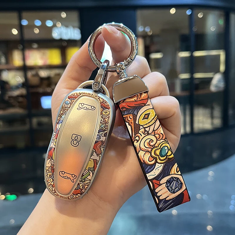 适用于特斯拉钥匙套新Model 3焕新版ModelY毛豆3车保护扣壳男女