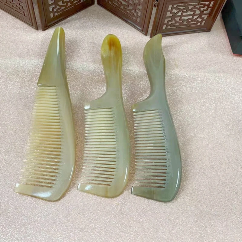 正宗牦牛角天然防静电18cm长男女通用个人护理清洁家用按摩1把装