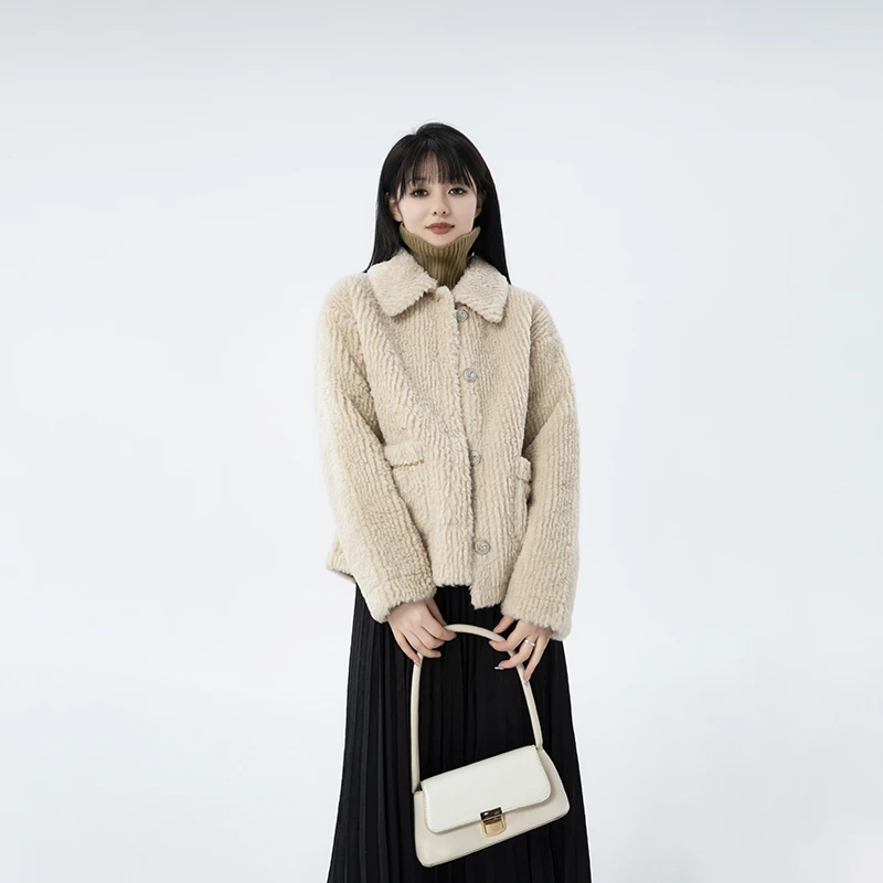 Lagogo/拉谷谷LAGOGO拉谷谷专柜新款保暖时尚百搭气质外套