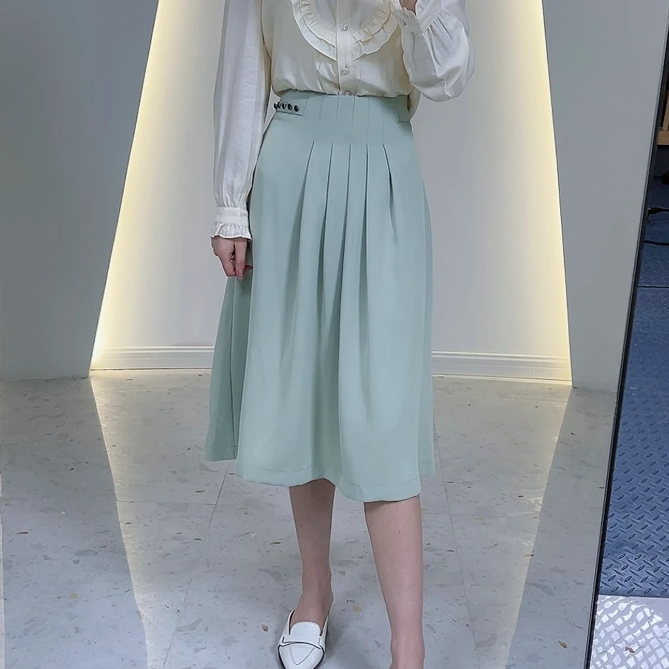 Lagogo/拉谷谷LAGOGO拉谷谷专柜新款气质名媛风半身裙时尚