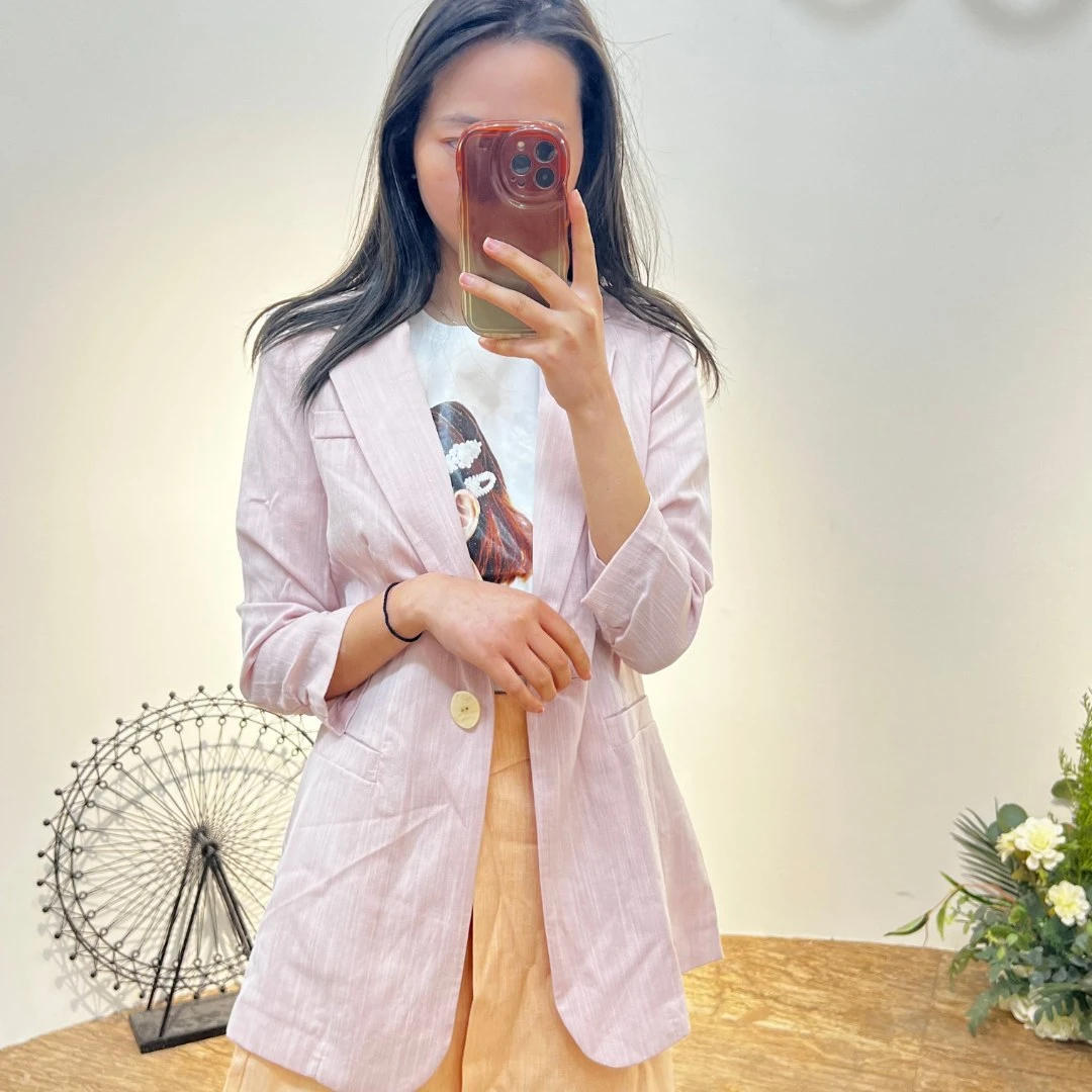 LAGOGO专柜同款西装外套春夏款显白减龄西服时尚休闲设计师气质