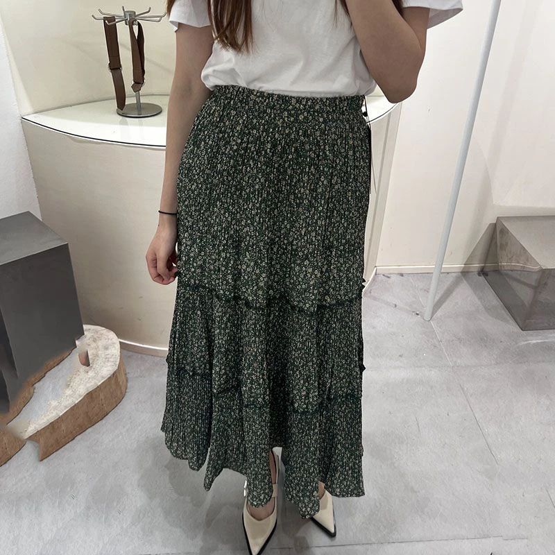 Lagogo/拉谷谷LAGOGO拉谷谷专柜同款时尚百搭碎花半身裙