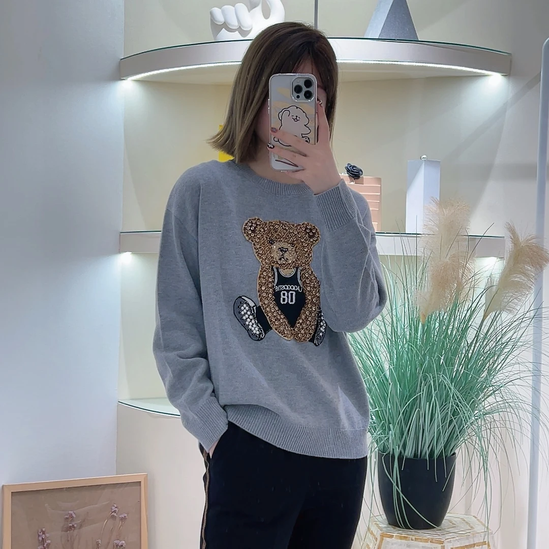 Lagogo/拉谷谷LAGOGO拉谷谷专柜同款遮肉显瘦时尚百搭高品质毛衣