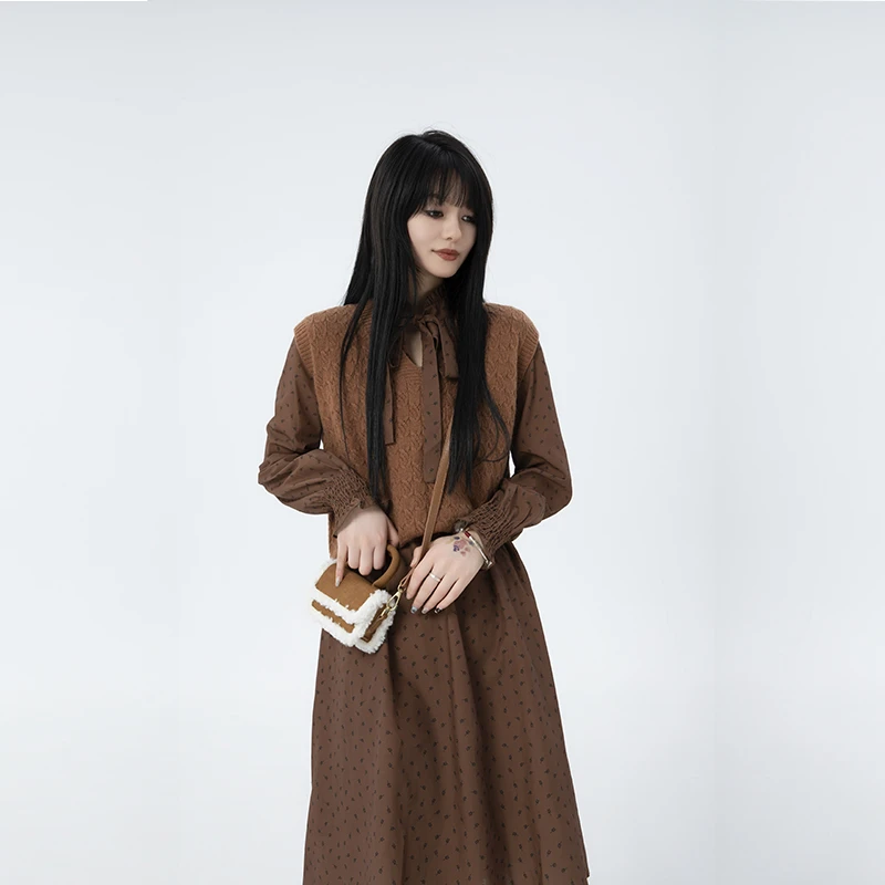 Lagogo/拉谷谷LAGOGO拉谷谷专柜同款时尚百搭连衣裙套装款