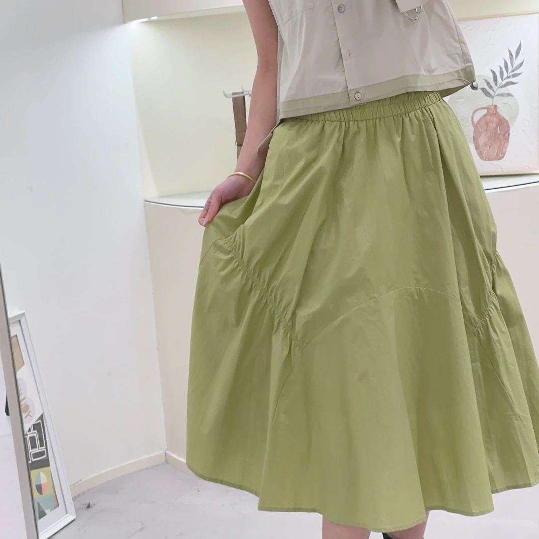 Lagogo/拉谷谷LAGOGO拉谷谷专柜新款半身裙舒适透气减龄款显瘦