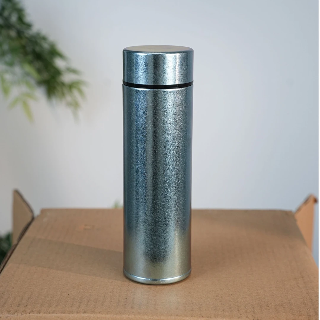 【原装正品】500ml内外双层纯钛高端冰川蓝纯钛直杯