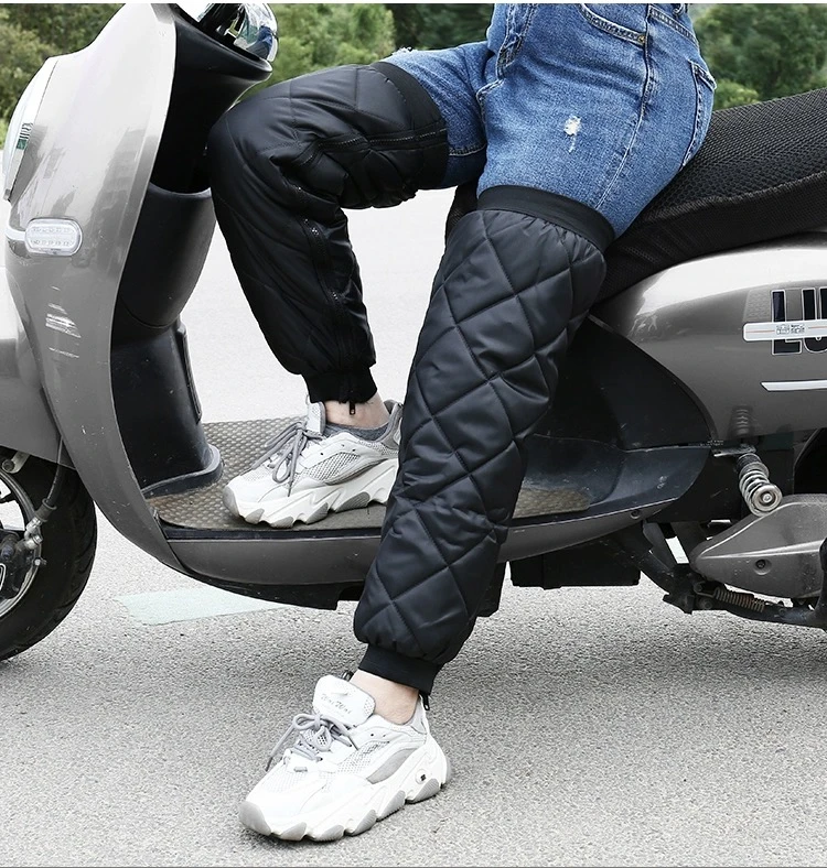 冬季护膝加绒加厚电动摩托车保暖挡风护腿套防雨男防寒女通用骑车