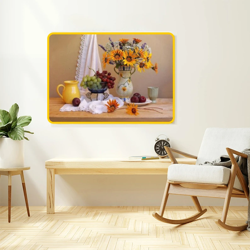 FL18花卉玄关走廊挂画中式简约客厅书房餐厅装饰画