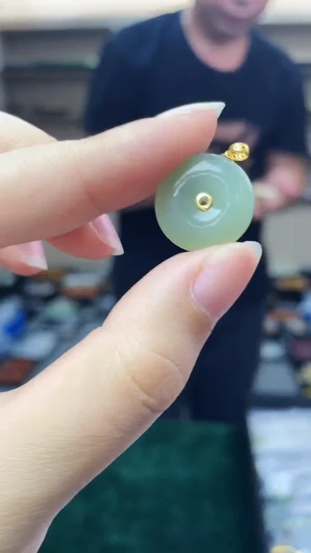 【闪购商品】和田玉`18K金镶嵌多样性发一个