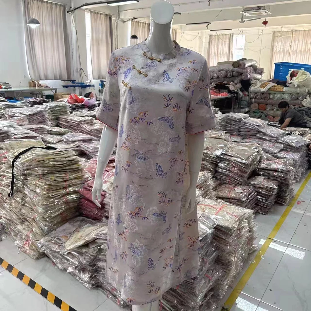 8156新中式新款连衣裙