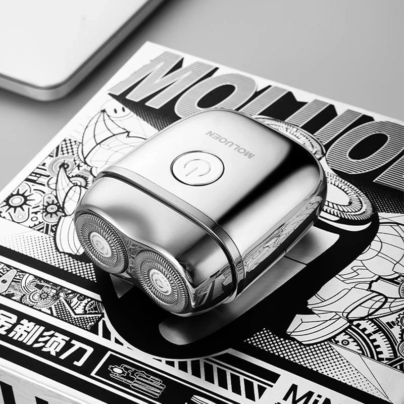 摩洛恩电动剃须刀电动男士迷你原装德国进口2025新款水洗刮胡刀