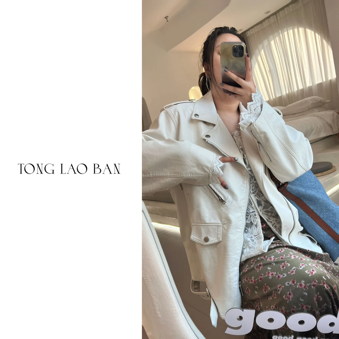 TONG 大码微胖  【叛逆】ins街头小众阔版棉皮衣