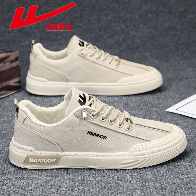 回力帆布鞋男款休闲鞋秋季时尚2024新款一脚蹬板鞋男士老北京布鞋