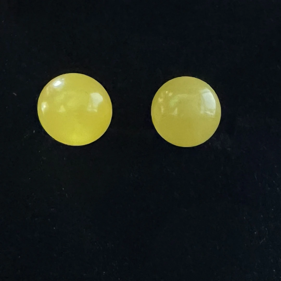 【18K金】18K金蜜蜡耳饰FL327