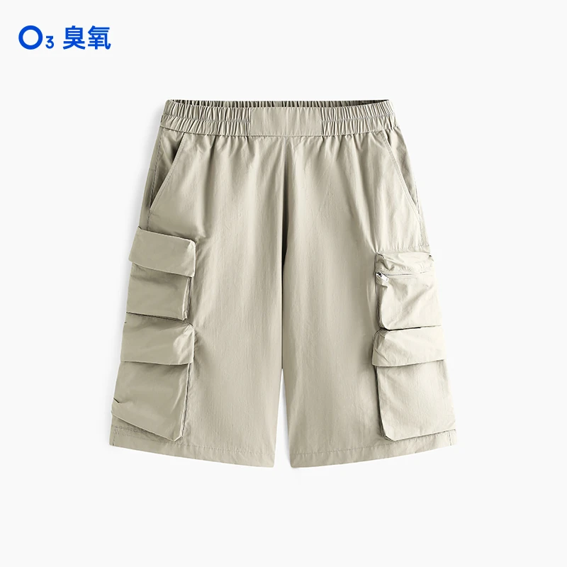 【勿忘我】OZONE臭氧O₃ 多口袋工装短裤夏季户外百搭运动工装裤