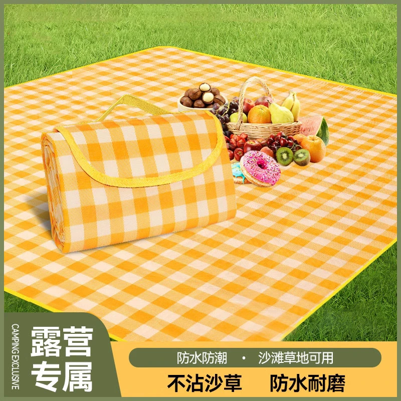 春游野餐垫防潮垫加厚公园草坪垫子郊游野炊帐篷地垫草地户外露营