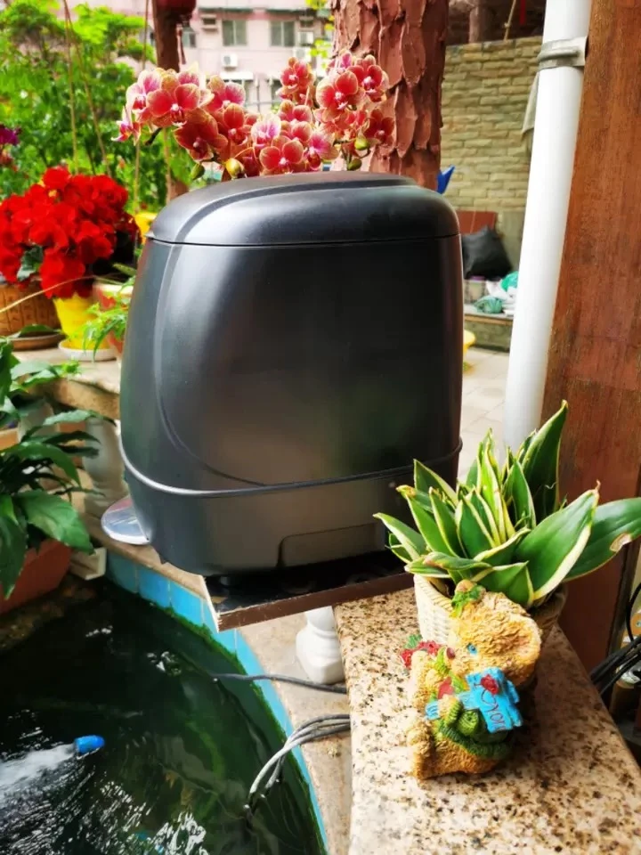 艾隆达工厂化高密度养殖场南美白对虾循环全自动投料机锦鲤WiFi