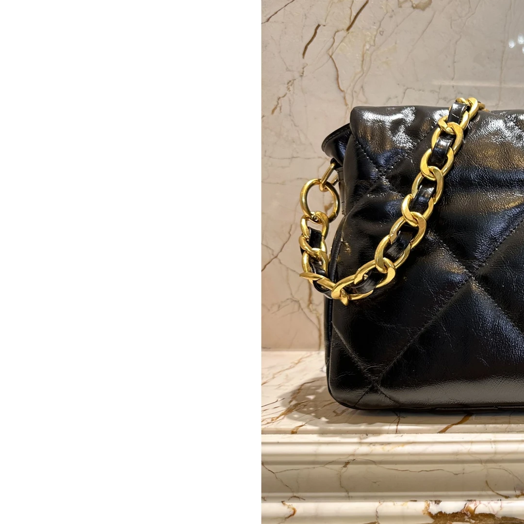 高级女士经典单肩女包百搭轻奢时尚高端斜挎包包ORS715黑色