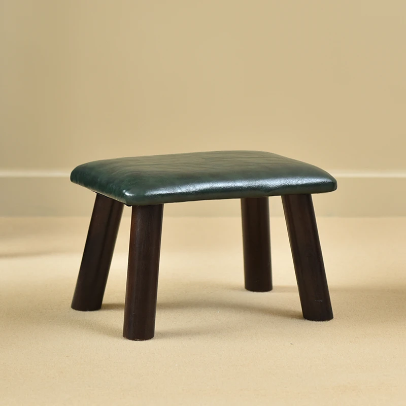 【休闲小凳】换鞋凳客厅矮凳沙发凳儿童软包皮质凳子轻奢矮凳