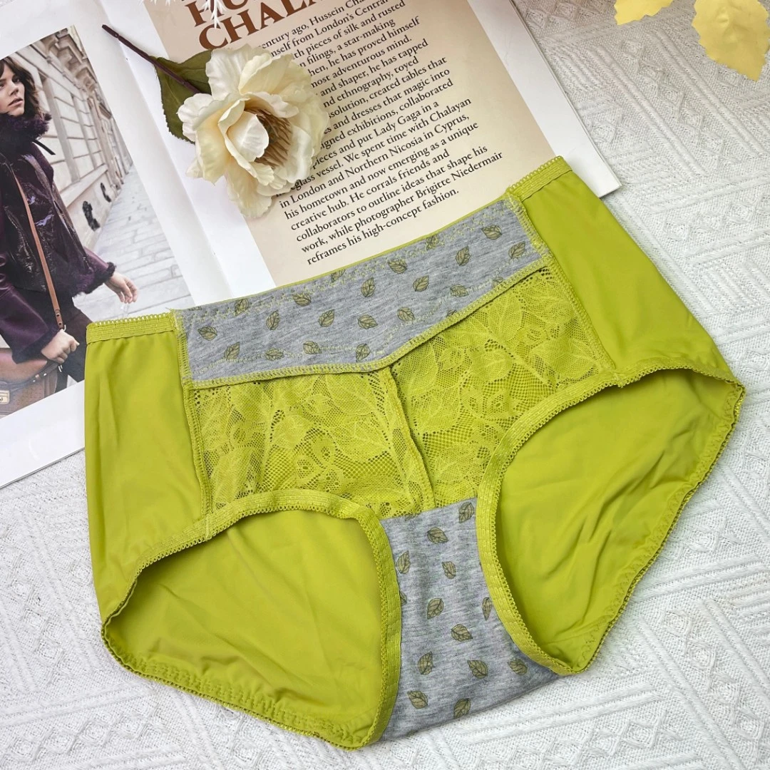 茴茴美美容院功能内裤【5571K】中腰舒适无痕蕾丝女士时尚ol