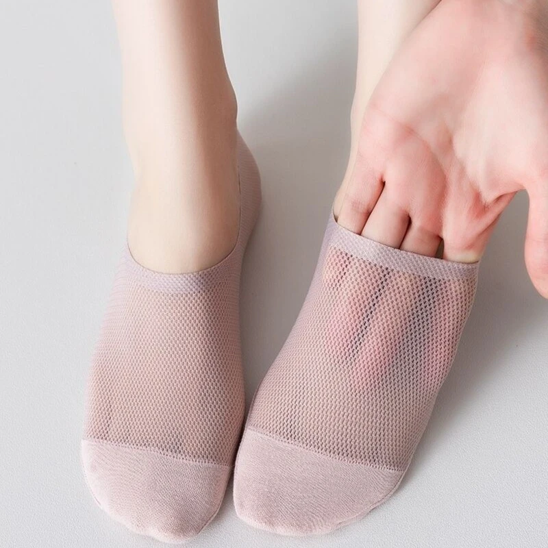 船袜女夏季薄款棉底袜子短袜冰丝浅口隐形袜防滑透气ins潮袜套