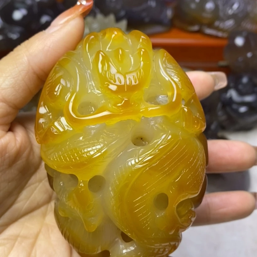 【闪购商品】玛瑙/玉髓手把未镶嵌勝*