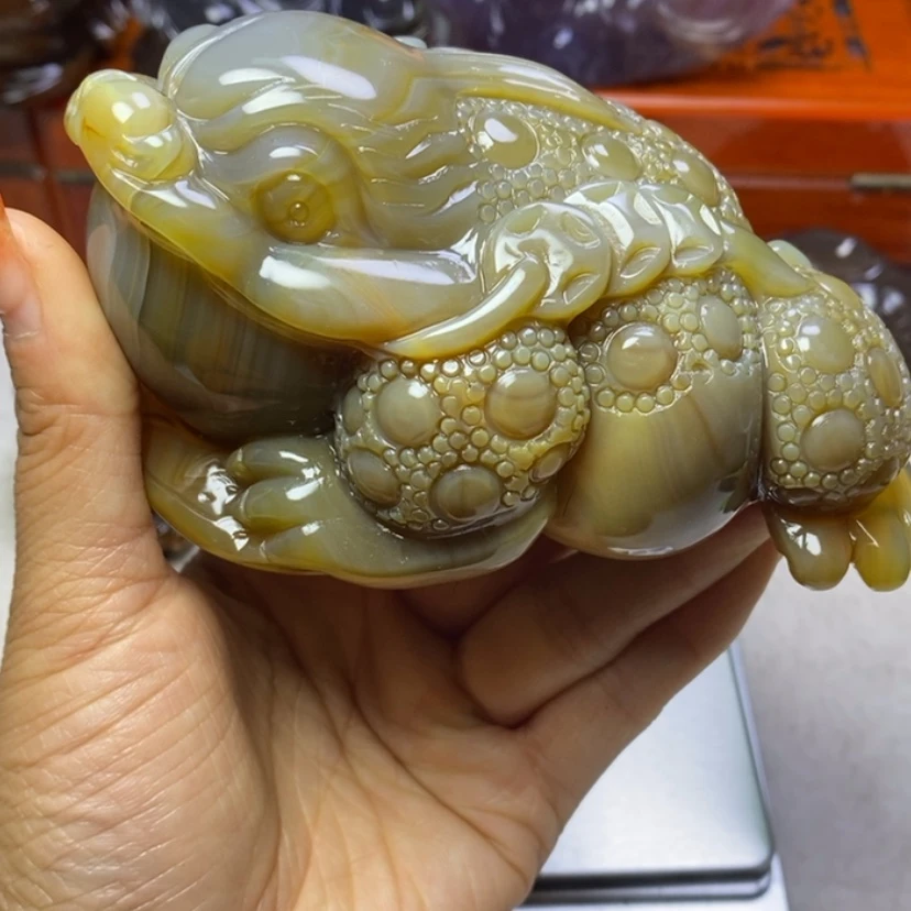 【闪购商品】玛瑙/玉髓手把未镶嵌萌***铺
