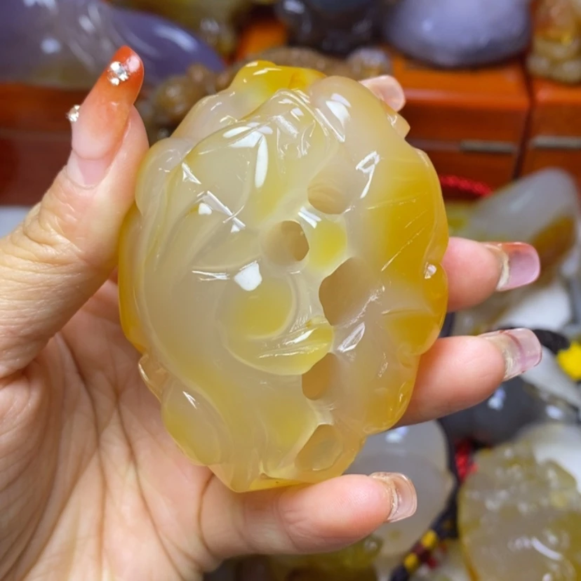 【闪购商品】玛瑙/玉髓手把未镶嵌付*