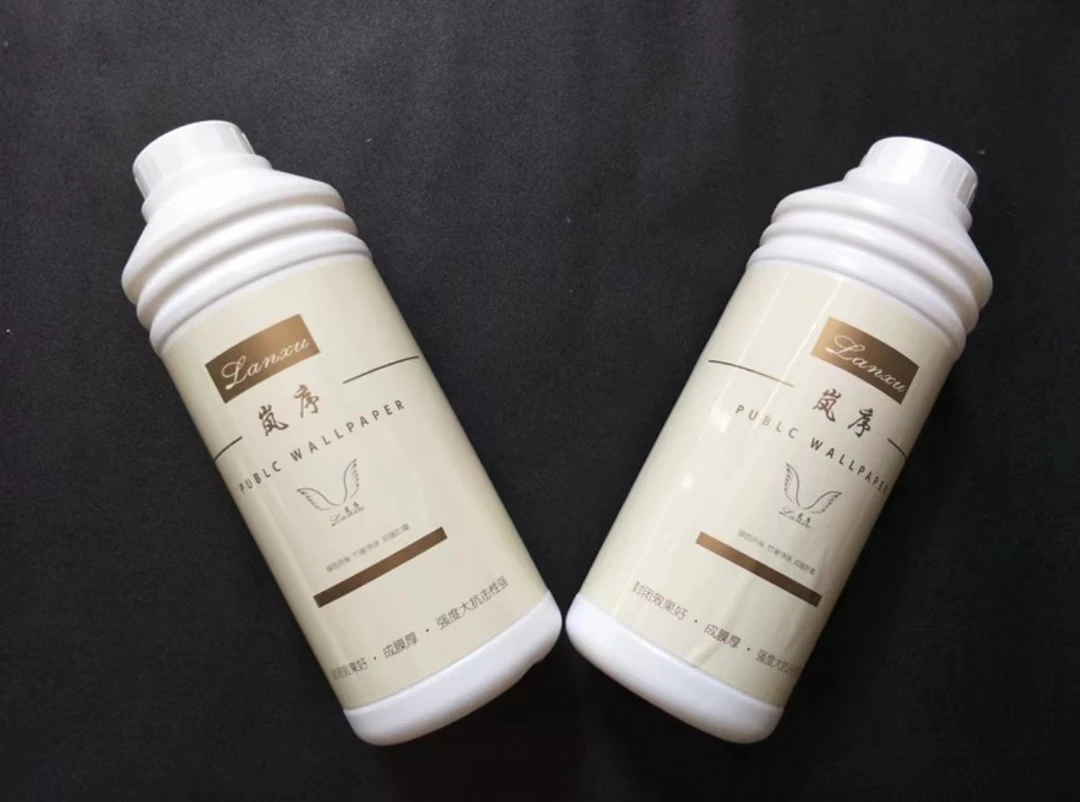 糯米胶壁纸胶贴墙纸墙布专用胶水家用环保强力胶修补免调基膜套装