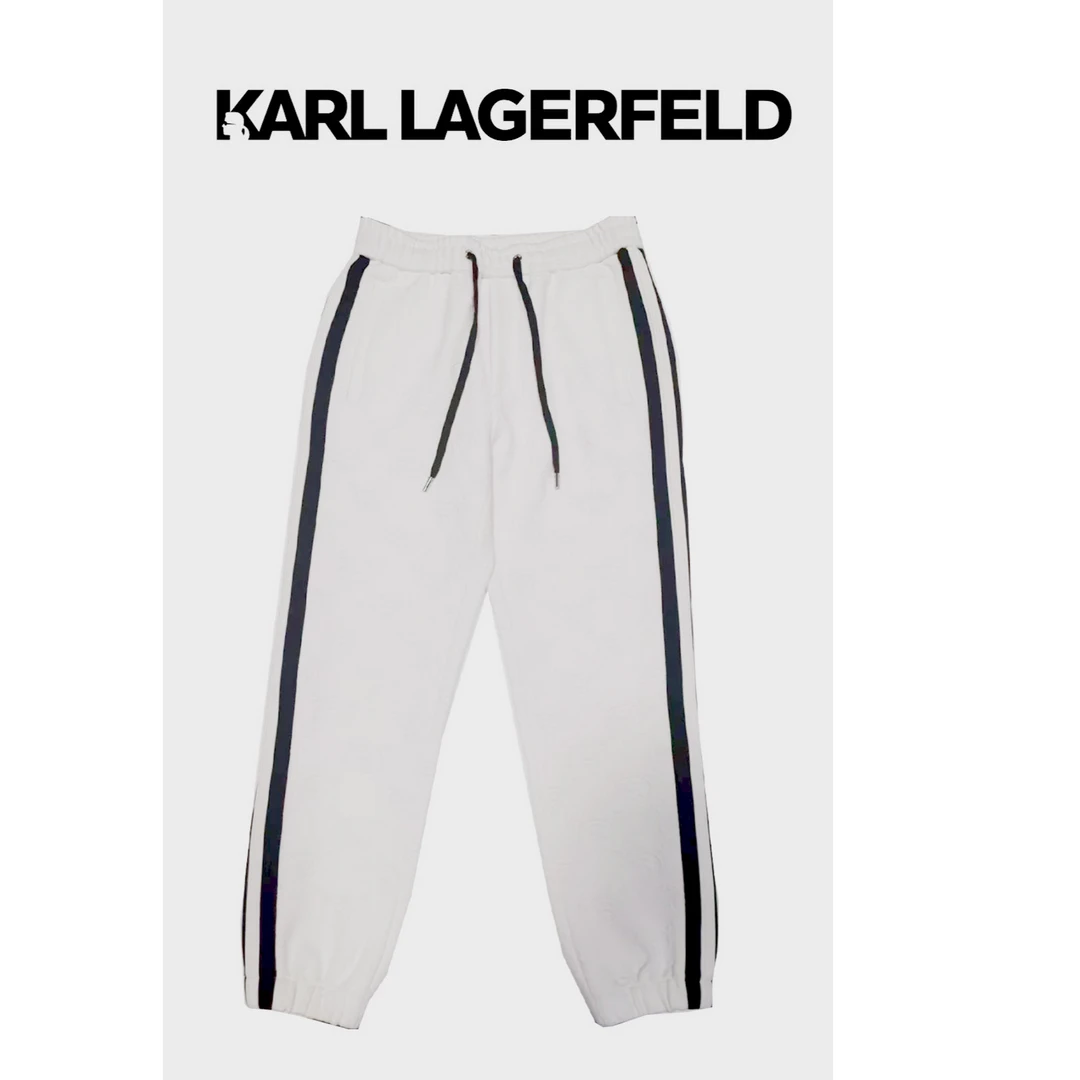 【官方男装】KARL LAGERFELD卡尔拉格斐浮雕休闲裤1K1D50405383