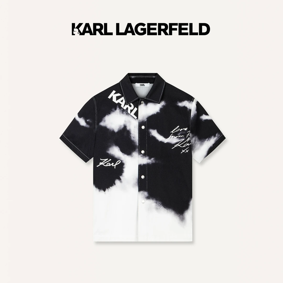 【雅婷高奢甄选 】KARL LAGERFELD24夏新印花夹克1K1D10101047