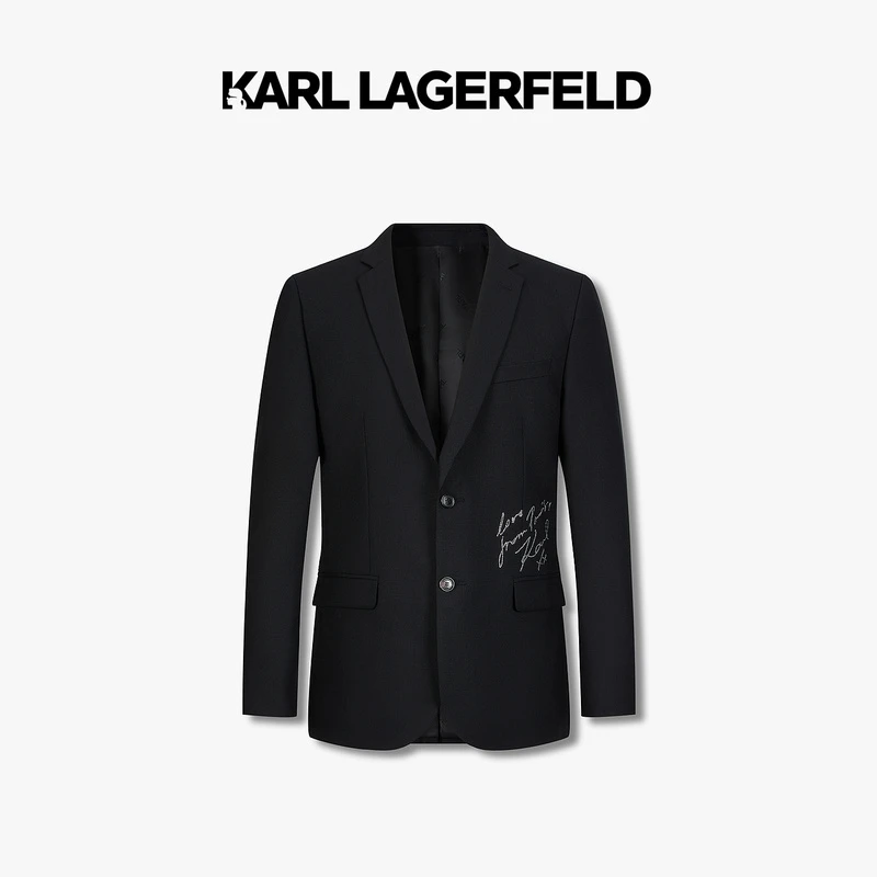 【官方男装】KARL LAGERFELD卡尔拉格斐2024秋季西装1K1B50305359