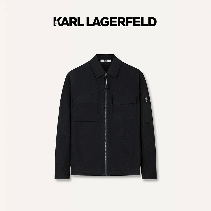 【佳欣专属】KARL LAGERFELD卡尔拉格斐新款KARL刺绣夹克M21O1408