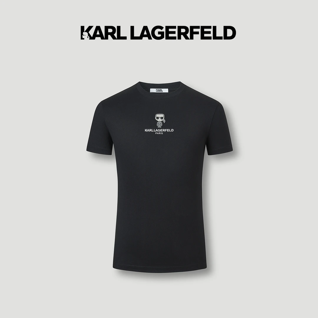 【澳门小叶子】KARL LAGERFELD 23年春季新款休闲IKONIKT恤231N1701