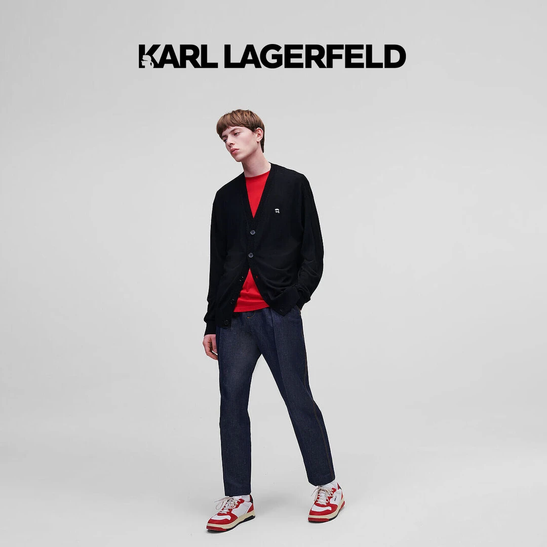【臻享男装】KARL LAGERFELD卡尔拉格斐春季新款羊毛开衫230M2001