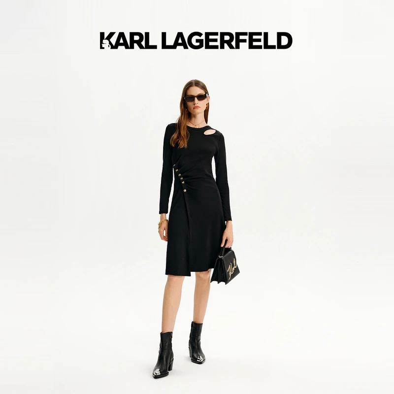 【星线好物】KARL LAGERFELD24秋季新款连衣裙老佛K26E1331