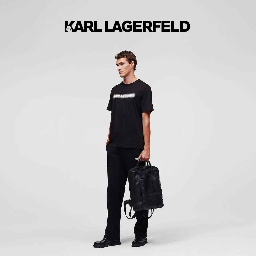 【臻享男装】KARL LAGERFELD卡尔拉格斐春夏新LOGO短袖T恤230M1782