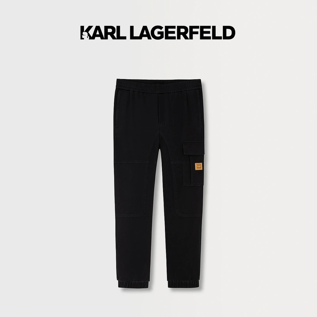 【官方男装】KARL LAGERFELD卡尔拉格斐秋口袋休闲裤1K1B50402491