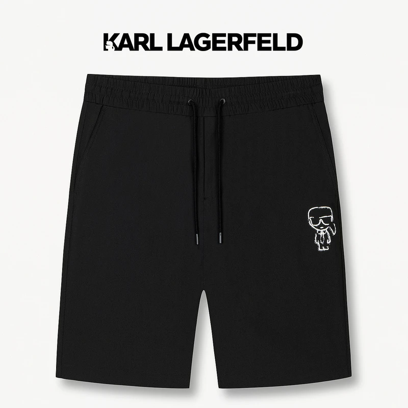 【官方男装】KARL LAGERFELD卡尔拉格斐24夏季短裤老佛爷241N1021