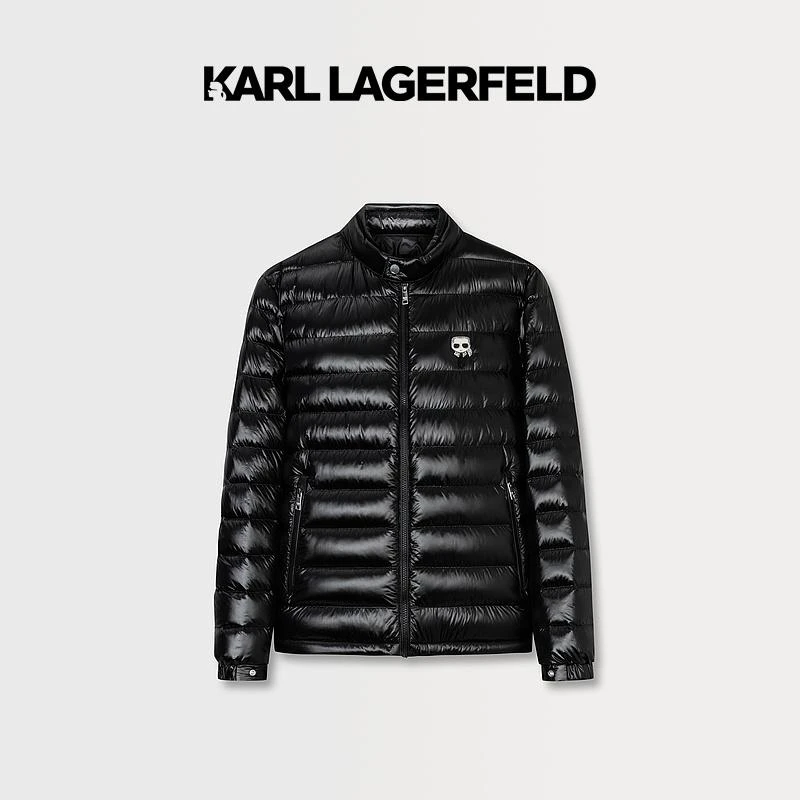 【官方男装】KARL LAGERFELD卡尔拉格斐秋冬立领绗缝羽绒服E37M1502