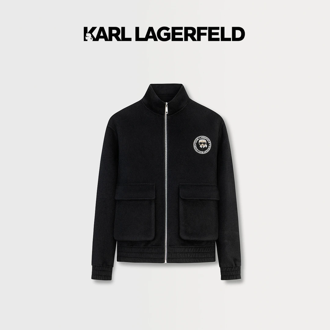【澳门小叶子专属】KARL LAGERFELD卡尔拉格斐毛呢大衣1K1C70706640