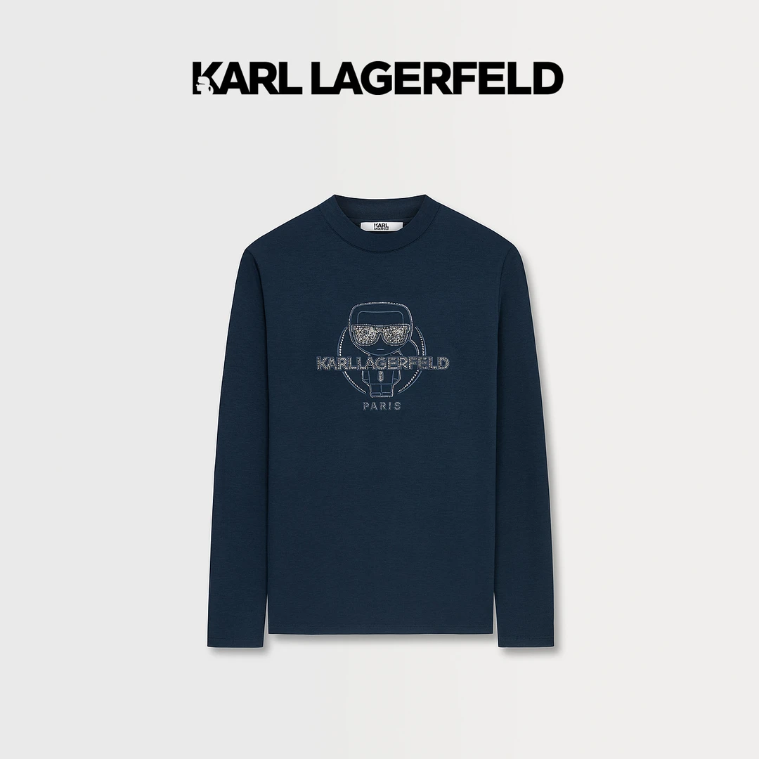 【臻享男装】KARL LAGERFELD卡尔拉格斐早秋logo长袖1K1C50601006