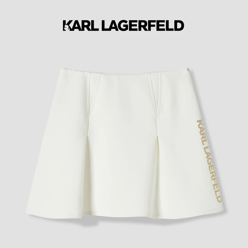 【星线好物】KARL LAGERFELD卡尔拉格新款梭织半裙老佛爷K27P1202