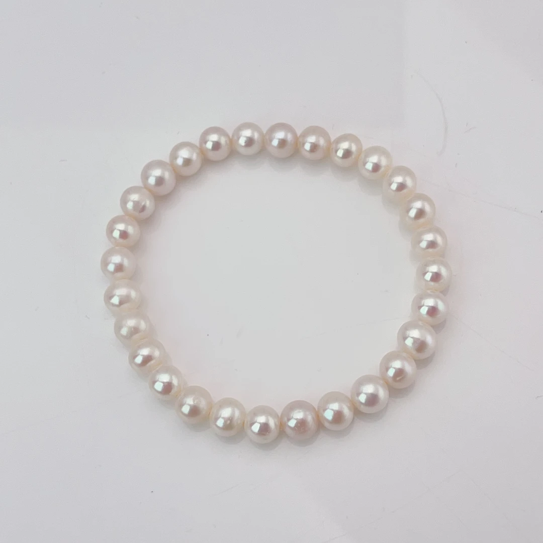 【星辰】约6-7mm淡水无核珍珠手串经典百搭气质轻奢简约   DSL00665